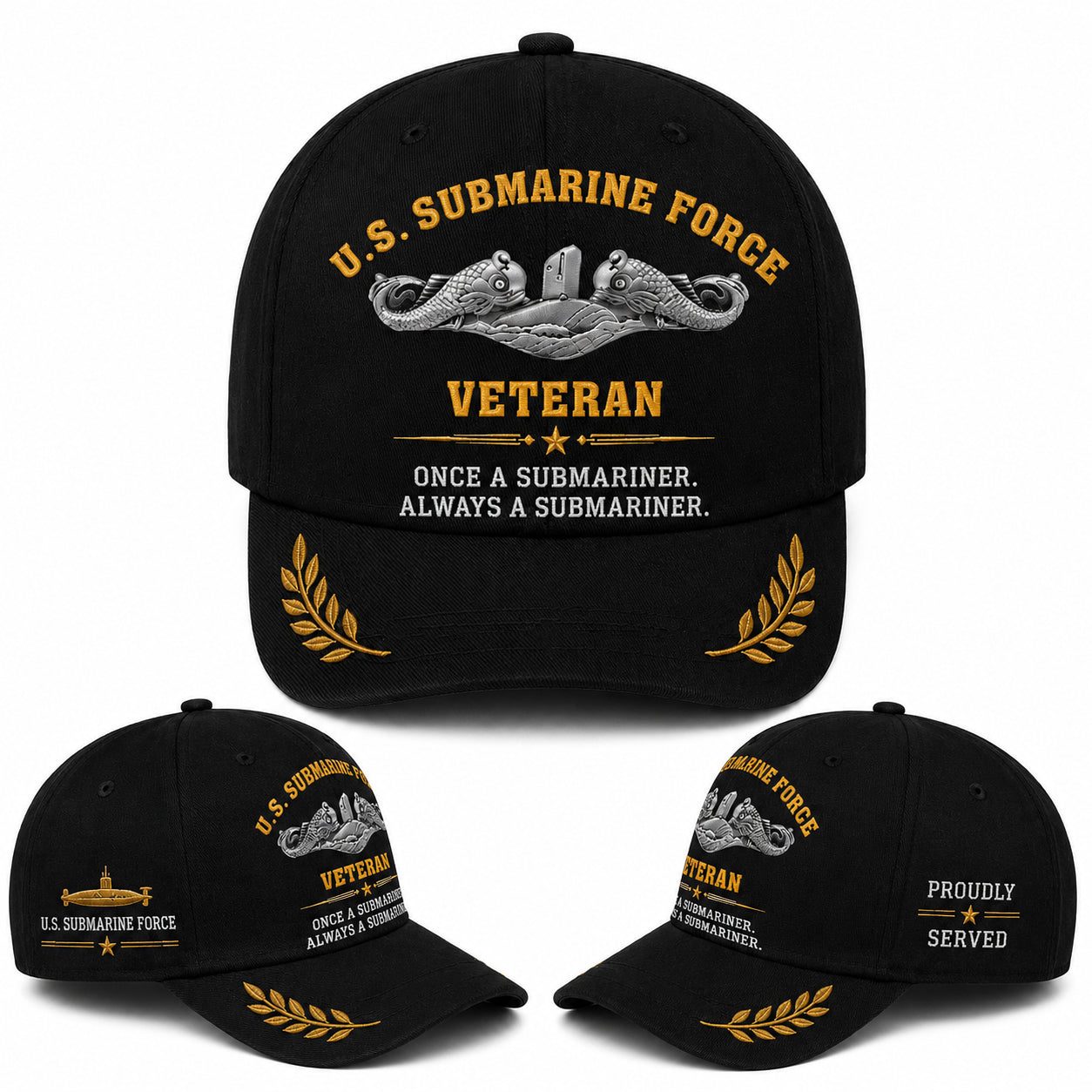 US Submarine Force Veteran Baseball Cap