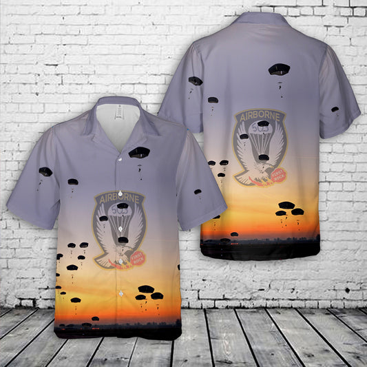 US Army Paratroopers 1st Battalion 503rd Infantry Hawaiian Shirt