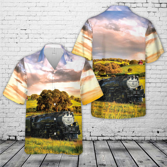 Union Pacific Challenger No. 3985 Hawaiian Shirt