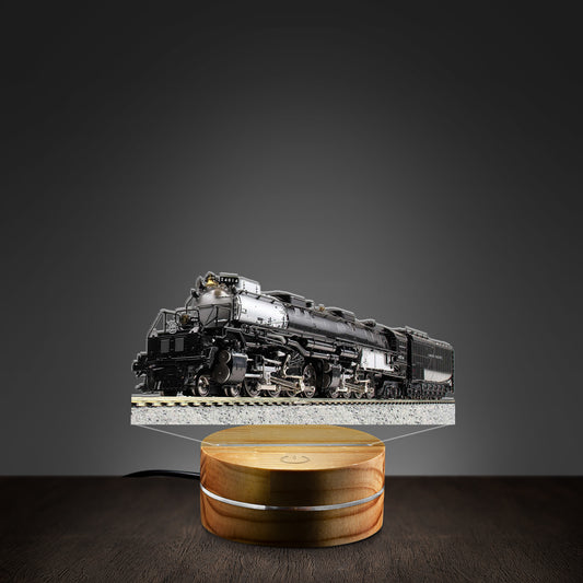 Union Pacific Steam Locomotive 4014 BIG BOY Custom Shape Photo Night Light