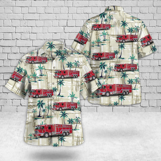 Union, New Jersey, Township of Union Fire Department Hawaiian Shirt