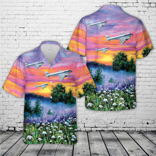 United Airlines DC-3 Hawaiian Shirt