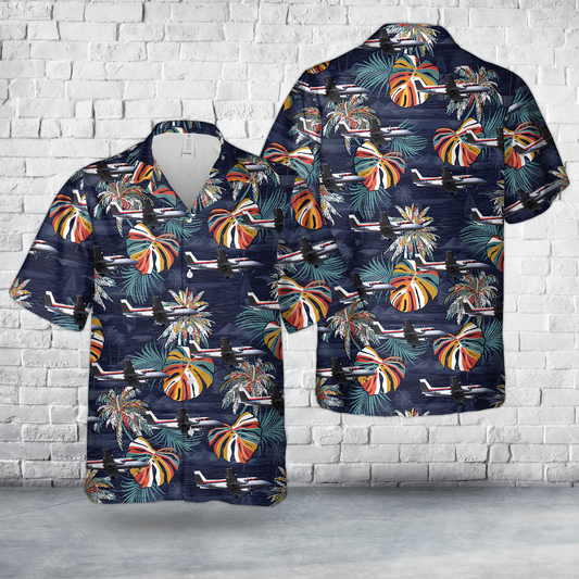United Express (Westair Commuter Airlines) Embraer EMB-110P1 Bandeirante Hawaiian Shirt