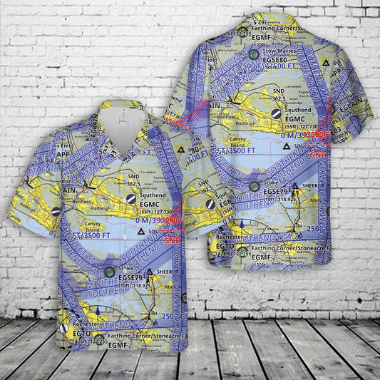 United Kingdom Airmate VFR Hawaiian Shirt