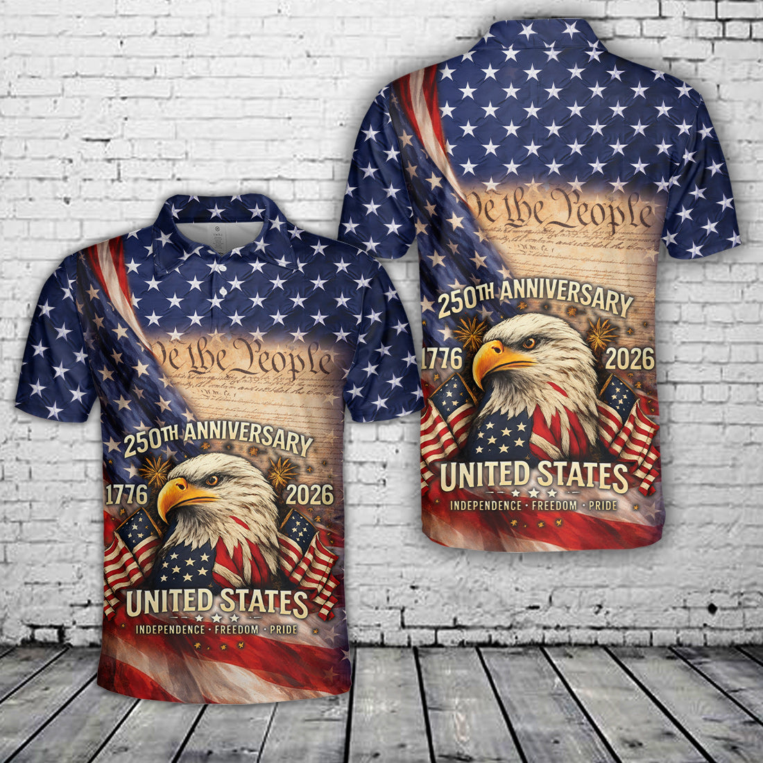 United States 250th Anniversary 1776-2026 Polo Shirt