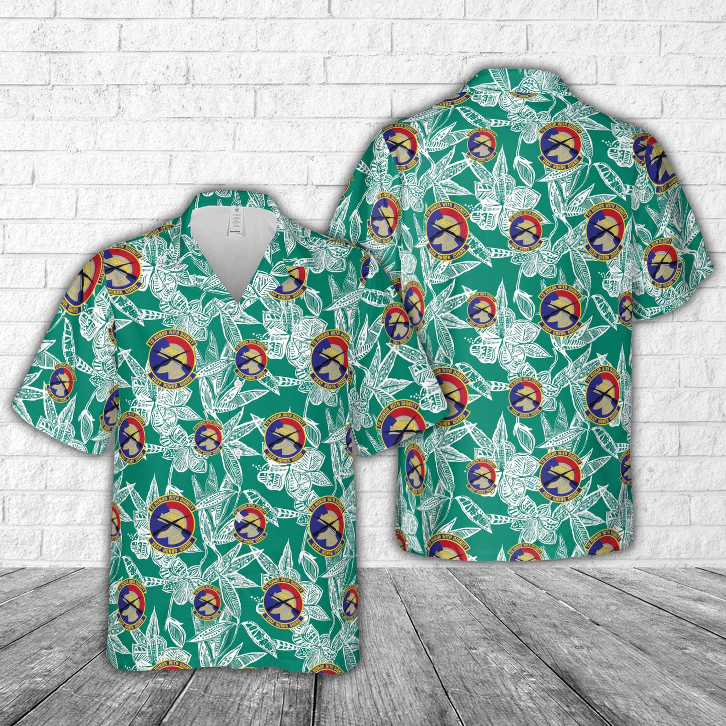 United States Air Force Honor Guard Hawaiian Shirt