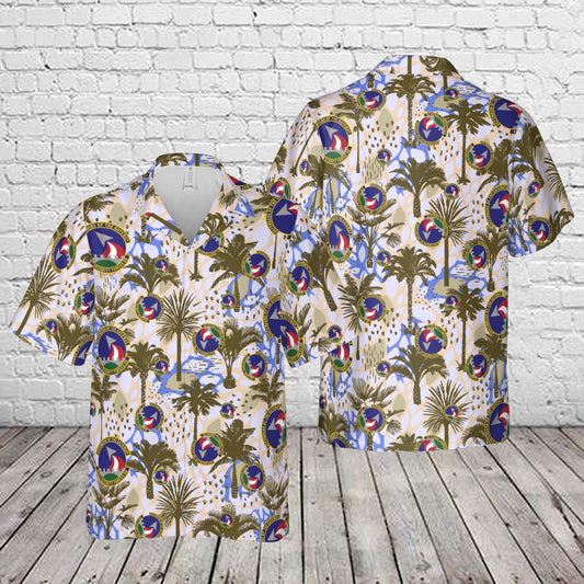 United States Air Force Security Forces (SF) 435th Security Forces Squadron (435 SFS) Hawaiian Shirt
