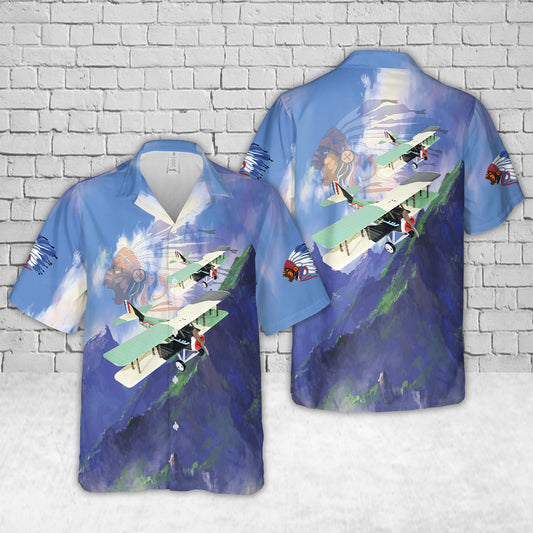 United States Army Air Service 103rd Aero Squadron SPAD S.XIII Hawaiian Shirt