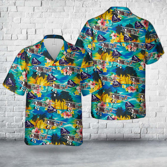 United States Army Air Service 13th Aero Squadron SPAD S.XIII Hawaiian Shirt