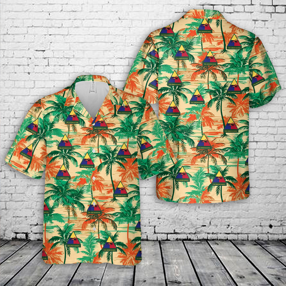 United States Army Armor School Hawaiian Shirt