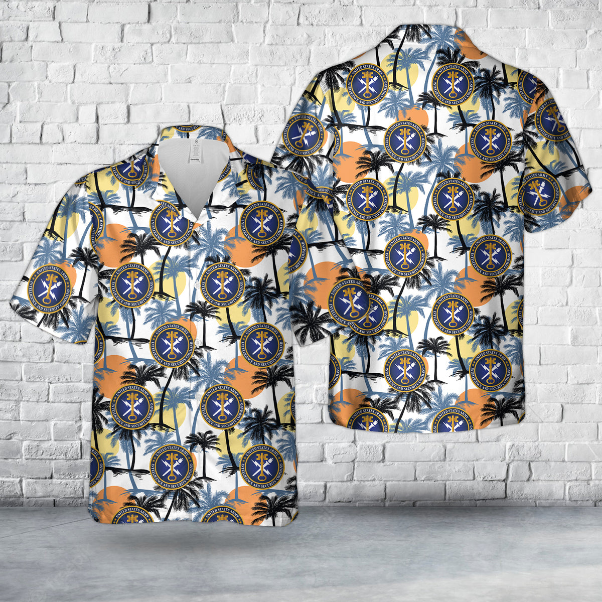 United States Army Intelligence and Security Command (INSCOM) Hawaiian Shirt