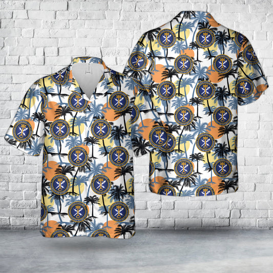 United States Army Intelligence and Security Command (INSCOM) Hawaiian Shirt