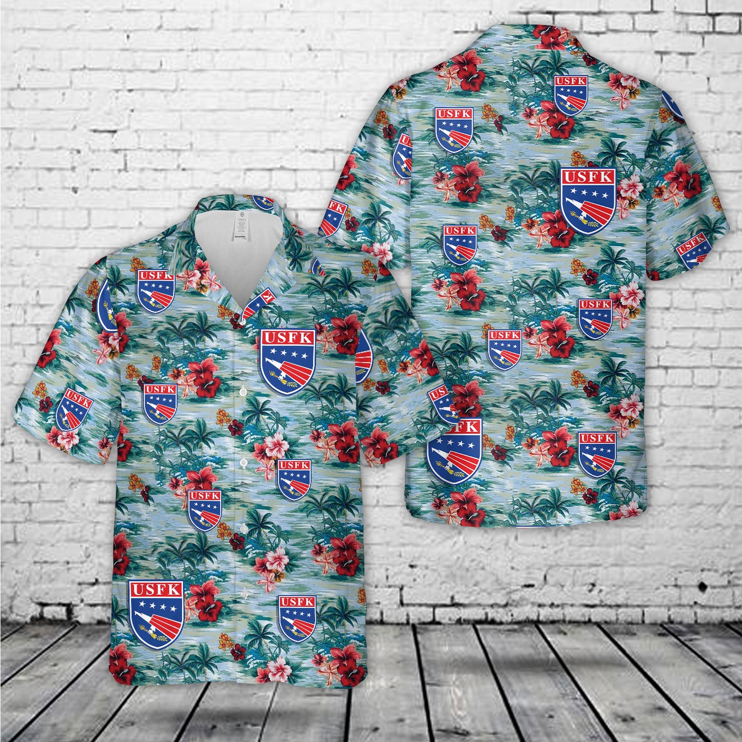 United States Forces Korea (USFK) Hawaiian Shirt
