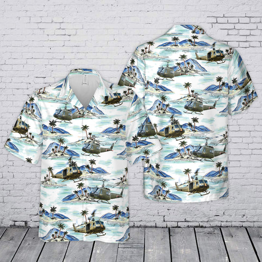 Us Army UH-1 Huey Hawaiian Shirt