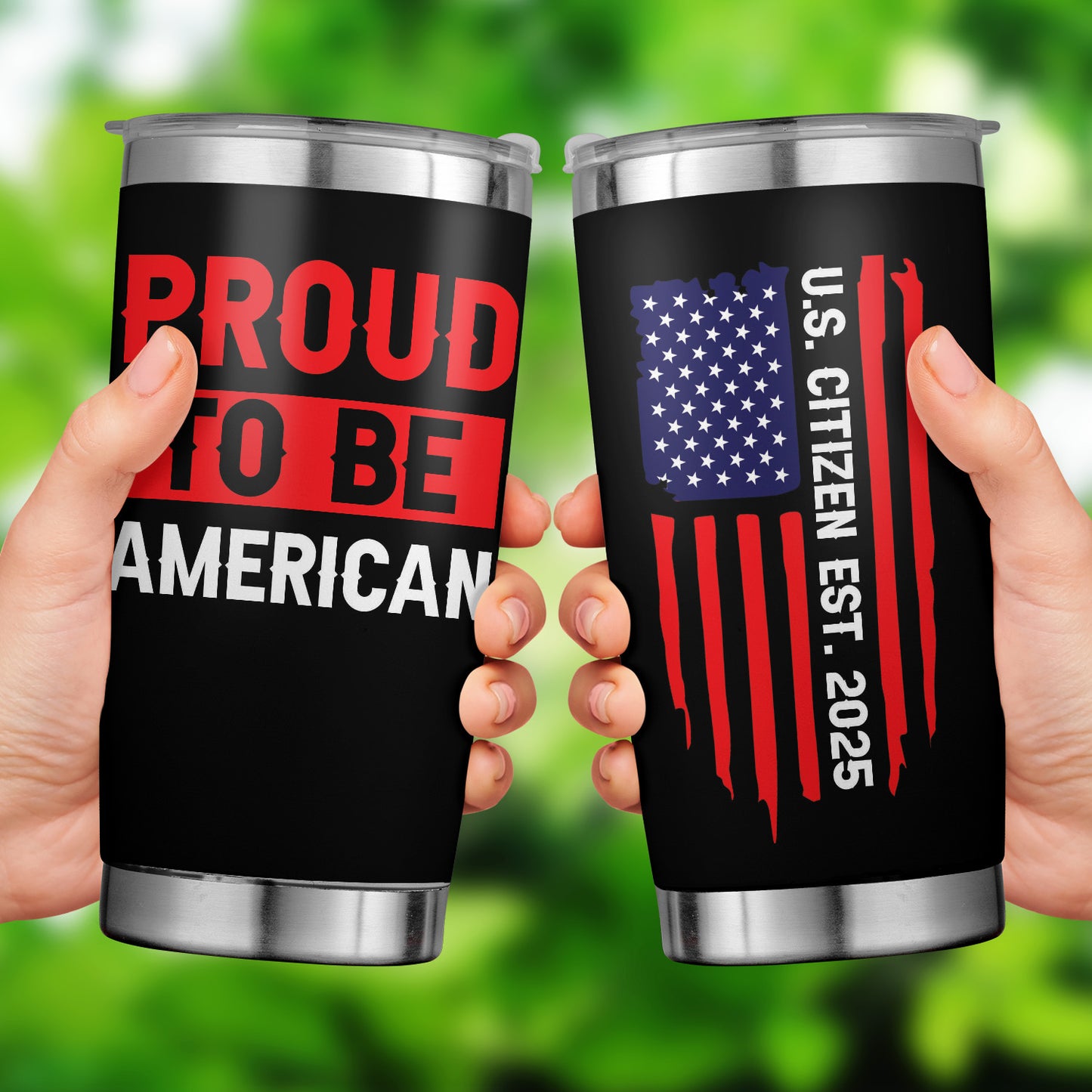 US Citizen EST 2025 Tumbler 20oz