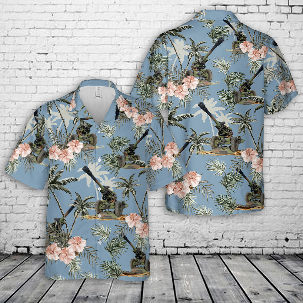 Us army Field Artillery Howitzer Hawaiian Shirt