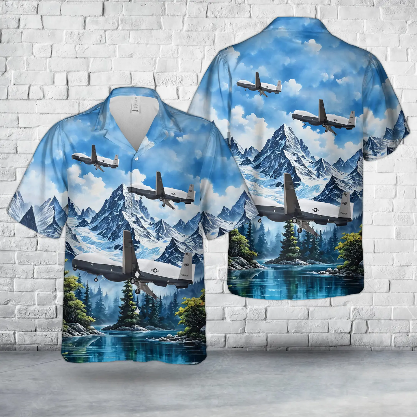 VUP-19 DET PM MQ-4C "Triton" Drone Hawaiian Shirt