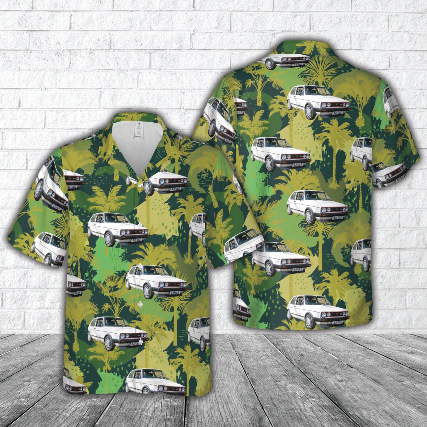 VW Golf MK1 GTI Hawaiian Shirt