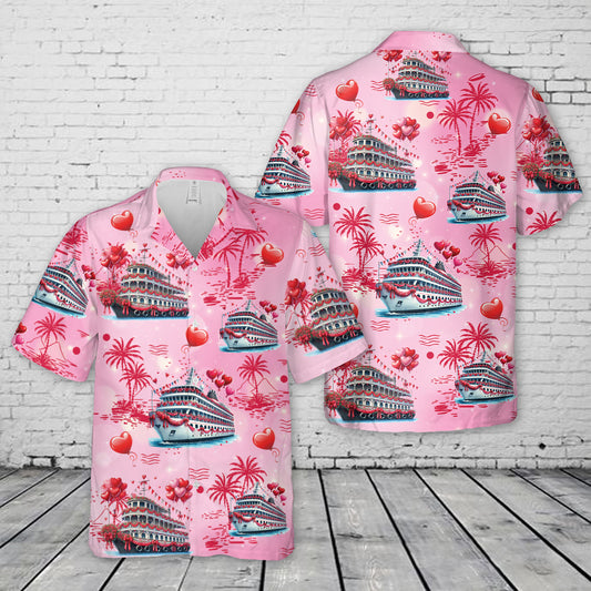 Valentine Cruise Ship Hawaiian Shirt