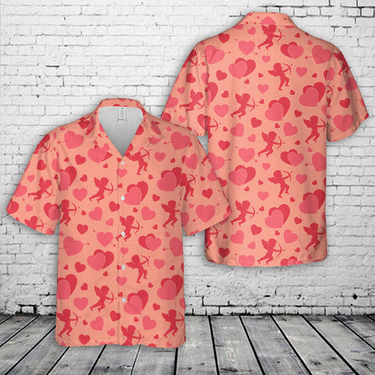 Valentine Cupid Hawaiian Shirt