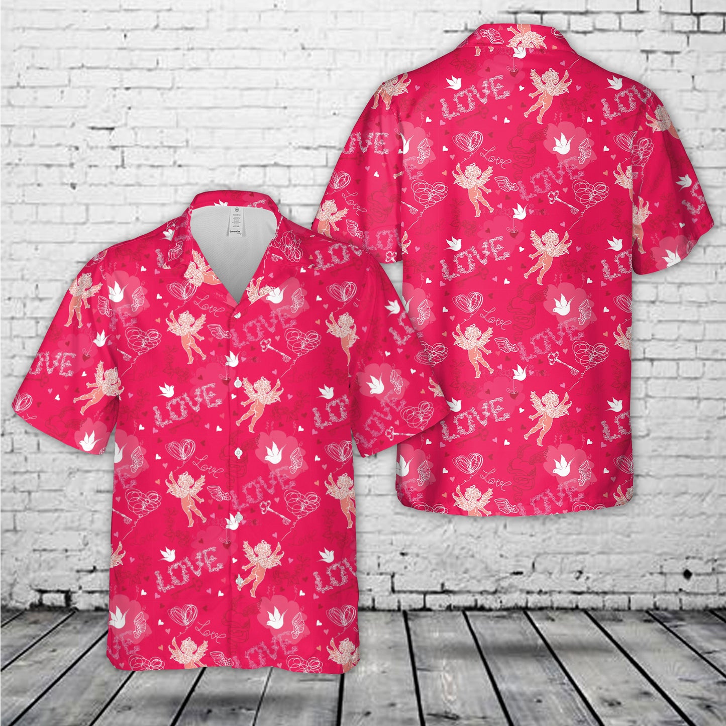 Valentines Cupid Hawaiian Shirt