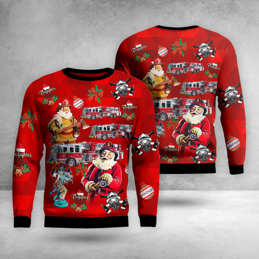 Vancouver, British Columbia, Vancouver Fire Department Christmas AOP Sweater