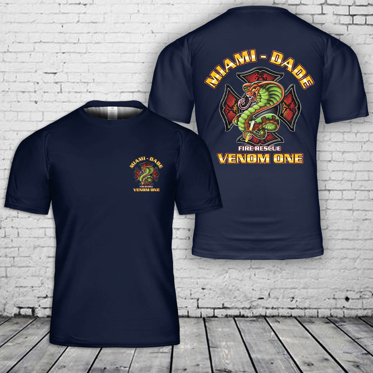 Venom One - Fire Rescue, Miami Dade T-Shirt 3D