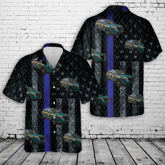 Vermont State Police Ford Explorer Utility, 4th Of July Hawaiian Shirt