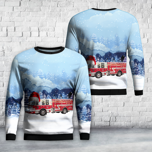 Vernon, British Columbia, Vernon Fire Rescue Christmas AOP Sweater