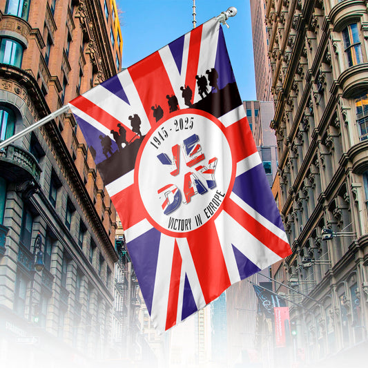 Victory in Europe (VE) Day Anniversary House Flag