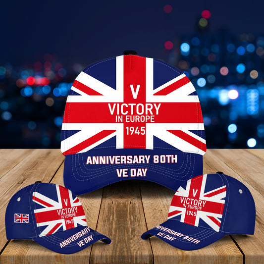 Victory in Europe (VE) Day Anniversary (1945-2025) Baseball Cap