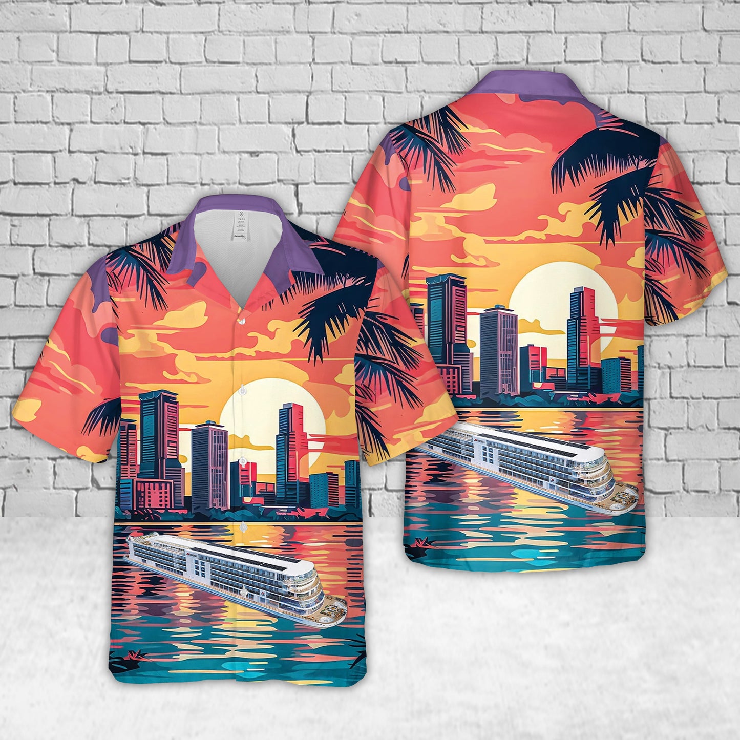 Viking (cruise line) Viking Mississippi cruise ship Hawaiian Shirt