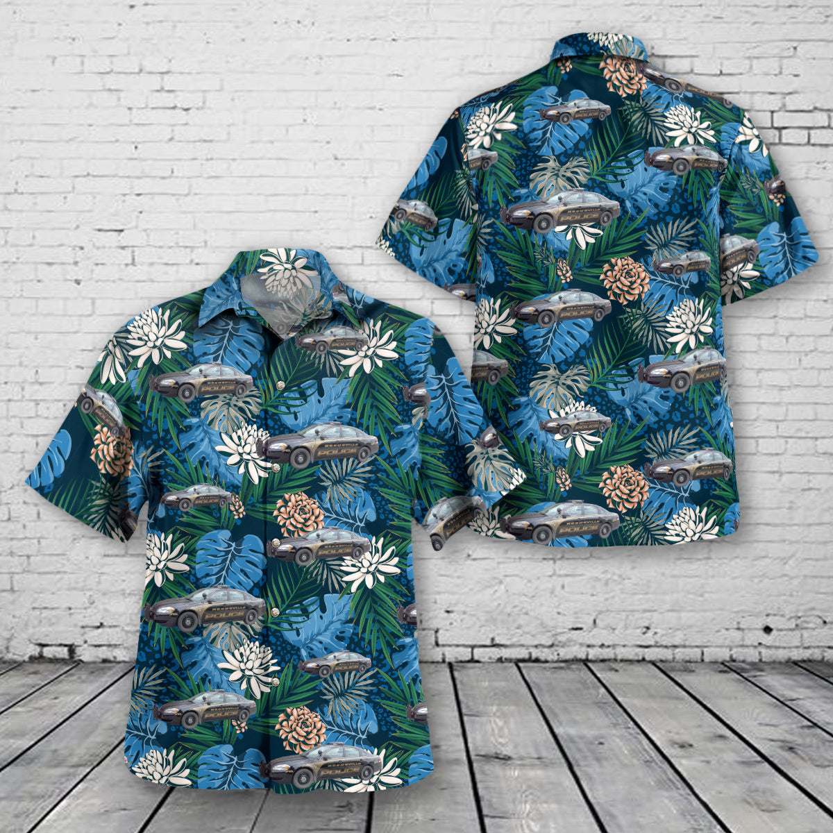 Village of Reedsville, Wisconsin Police Department Hawaiian Shirt