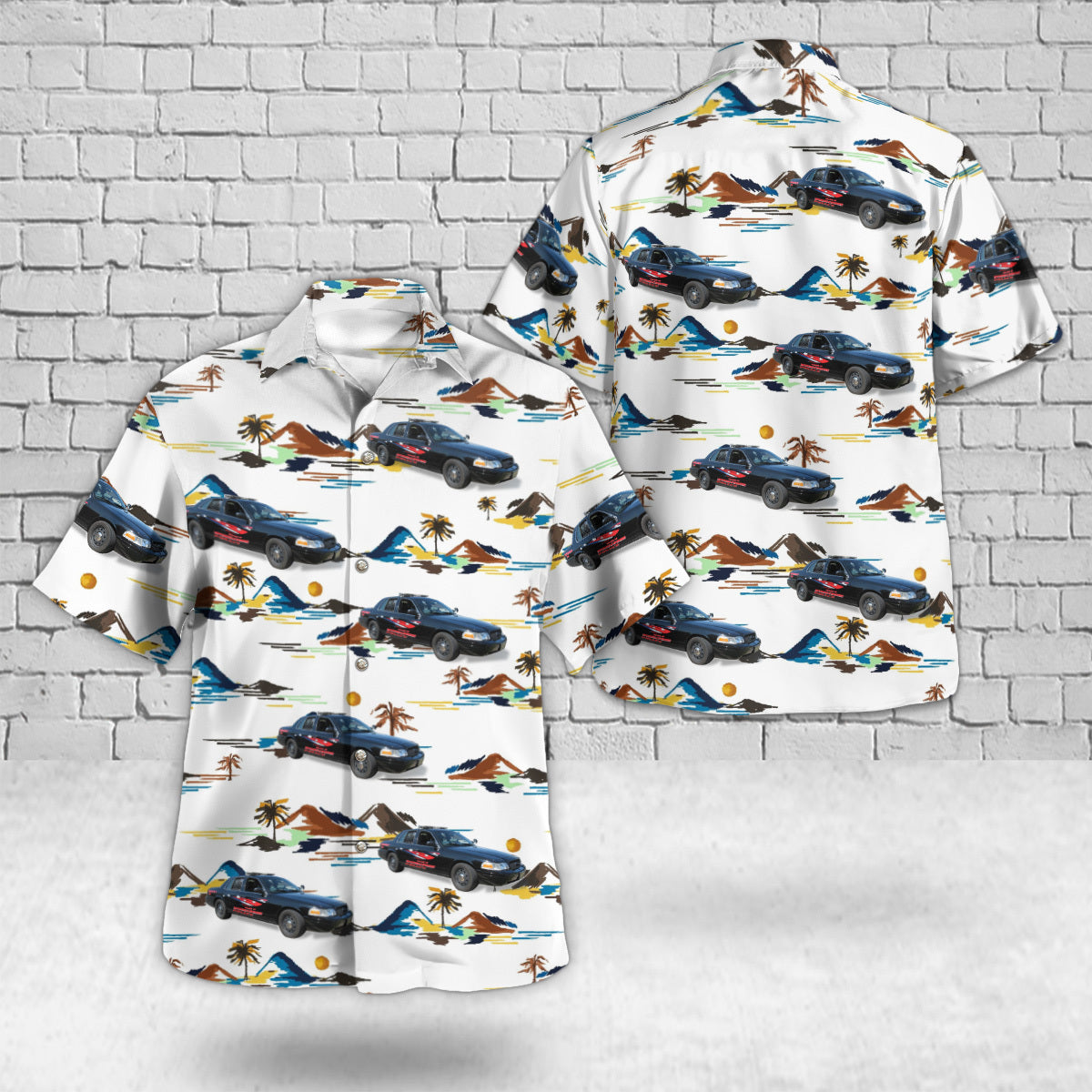 Village of Winneconne, Wisconsin Police Department Hawaiian Shirt