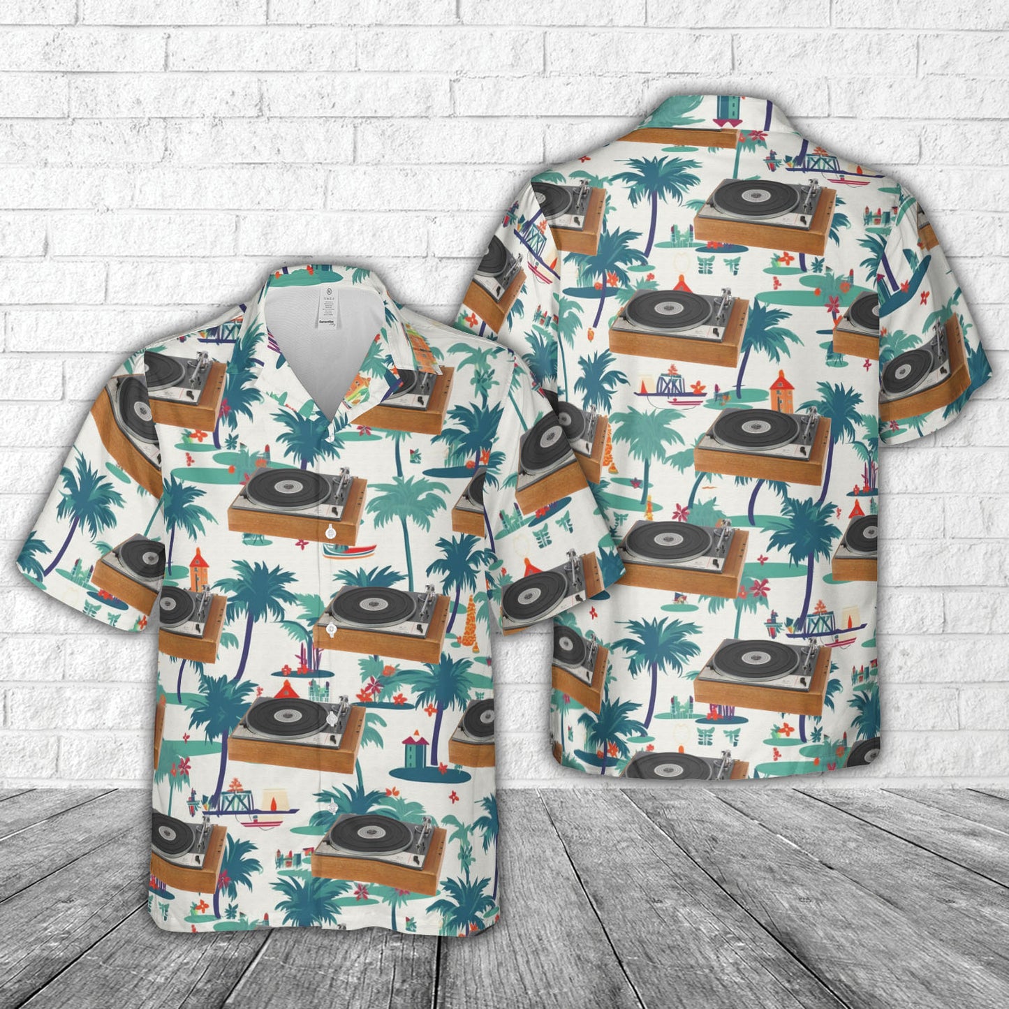 Vintage Turntable Goldring Lenco GL75 Hawaiian Shirt