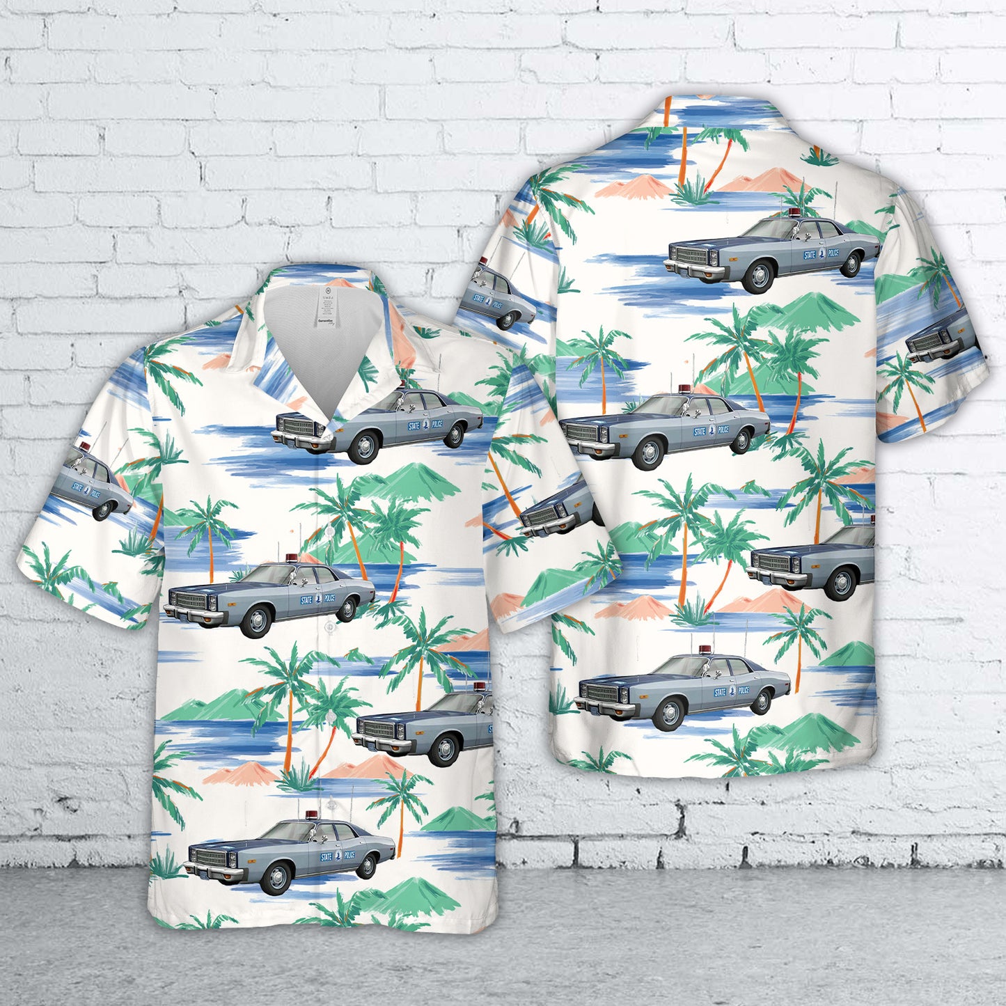 Virginia State Police, Plymouth Gran Fury 1980 Hawaiian Shirt