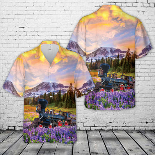 Virginia and Truckee Locomotive 18 Dayton Hawaiian Shirt