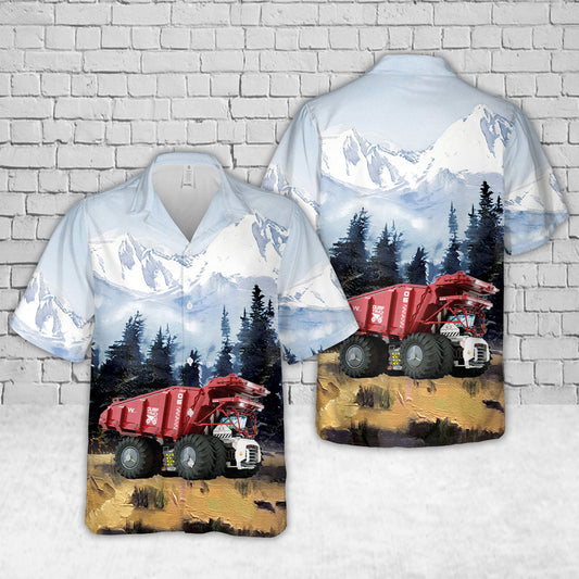 WEGENER mining Dump truck Hawaiian Shirt
