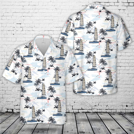 WHITE PEARL Yacht Charter 52 ft sailing catamaran Hawaiian Shirt