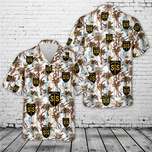 WW2 British Army No2 Commando SAS Badge - Special Air Service Hawaiian Shirt