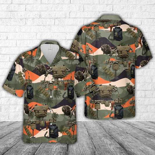 WWII D-Day Paratroopers Field Gear Package Hawaiian Shirt