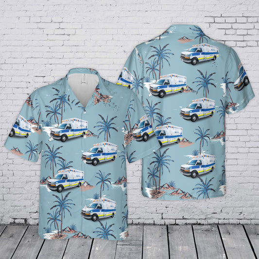 Wake County EMS Hawaiian Shirt