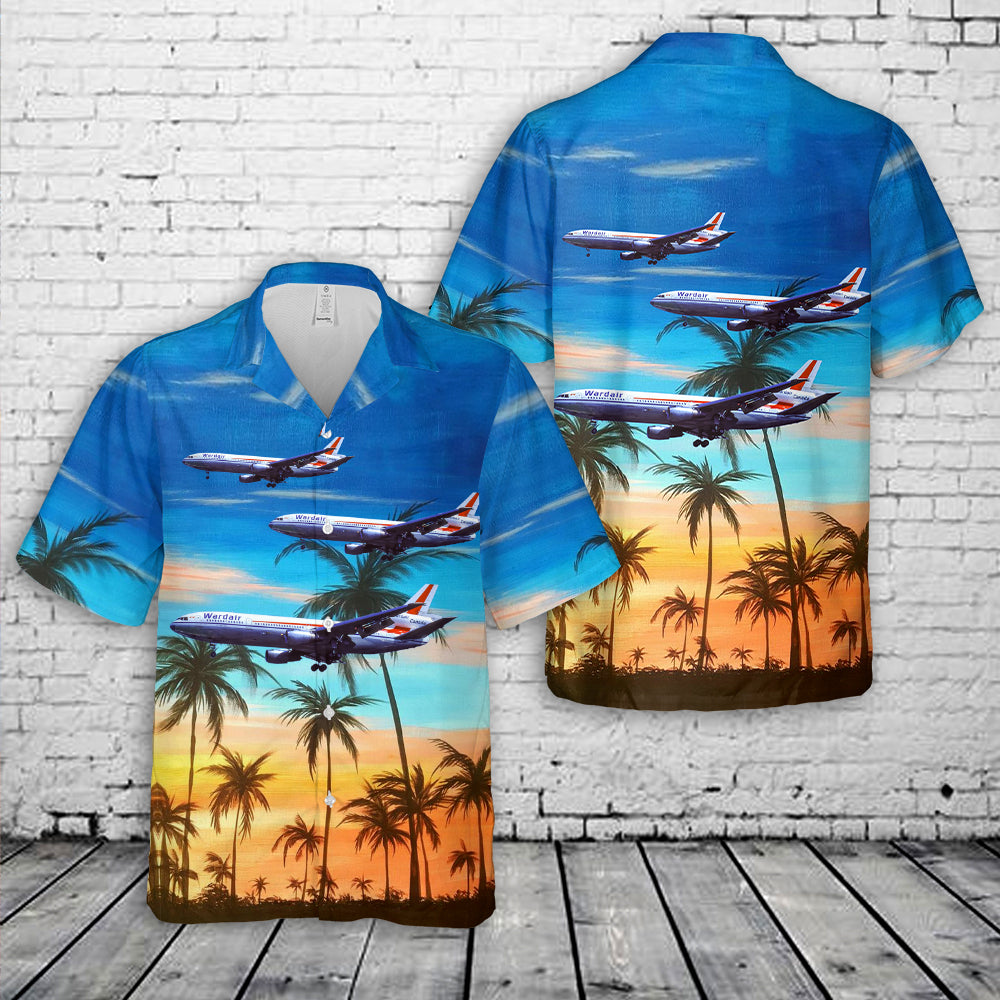 Wardair Canada McDonnell Douglas DC-10-30 Hawaiian Shirt