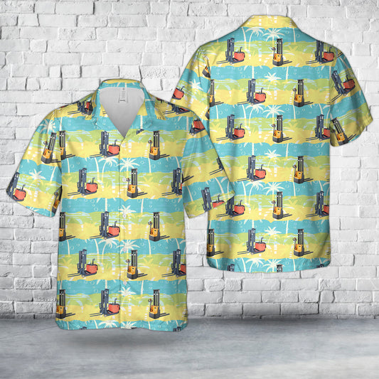 Warehouse Pallet Stackers Hawaiian Shirt