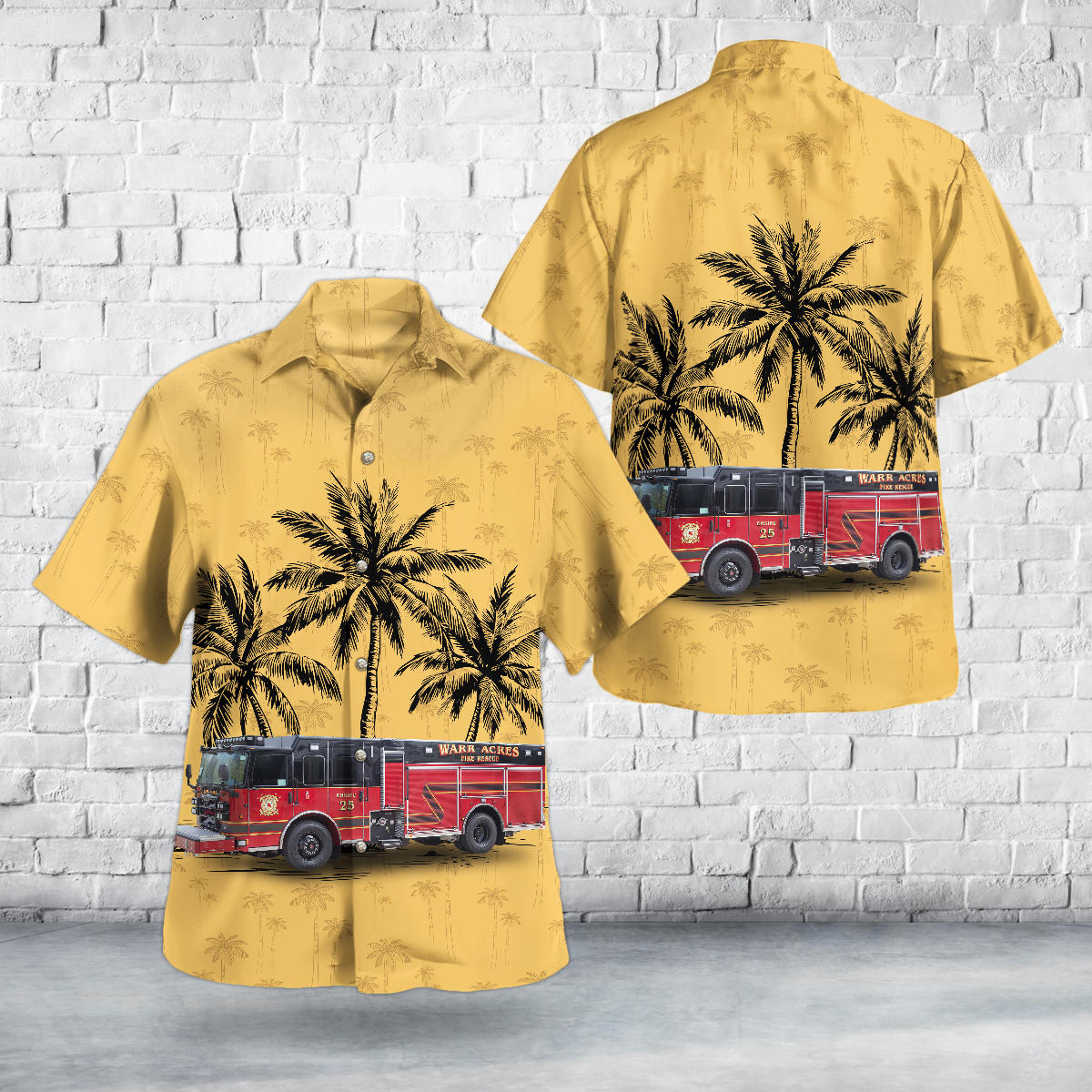 Warr Acres, Oklahoma, Warr Acres Fire Department Hawaiian Shirt