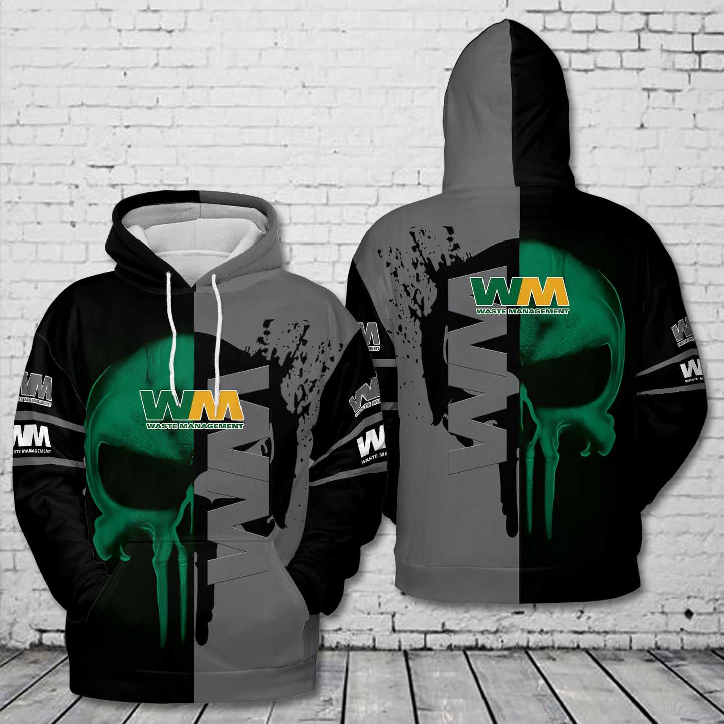 Waste Management 3D Hoodie