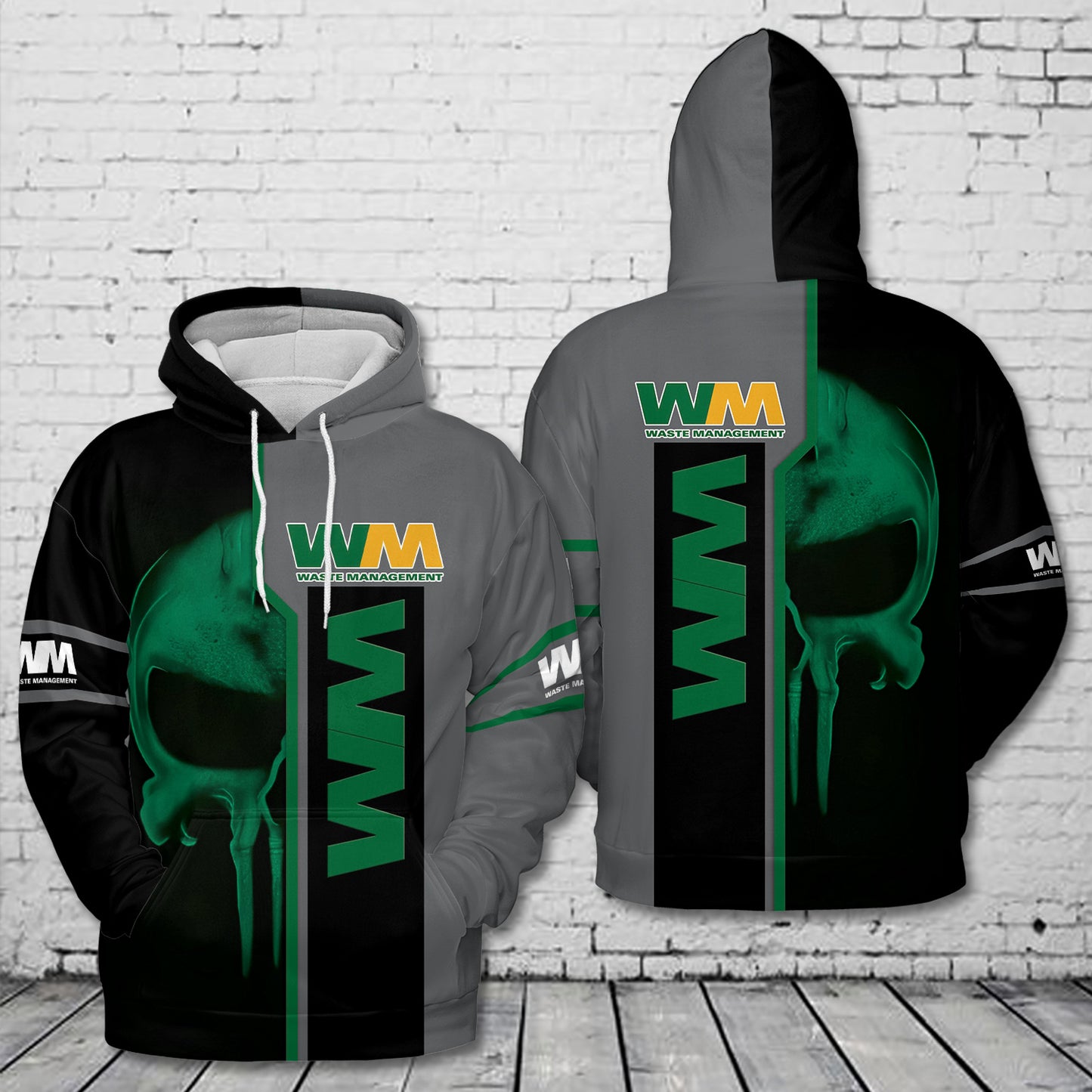 Waste Management 3D Hoodie
