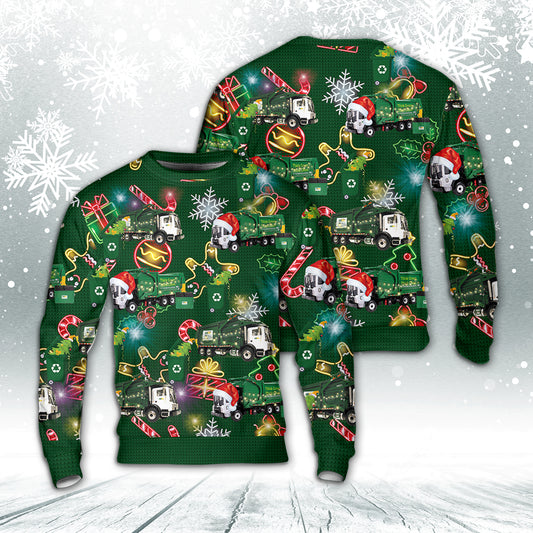 Waste Management Christmas AOP Sweater