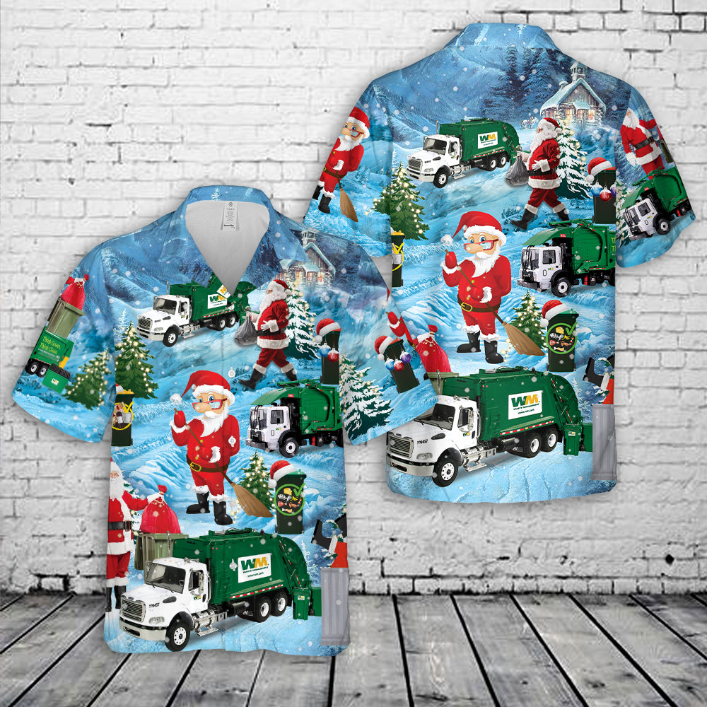 Waste Management Christmas Hawaiian Shirt