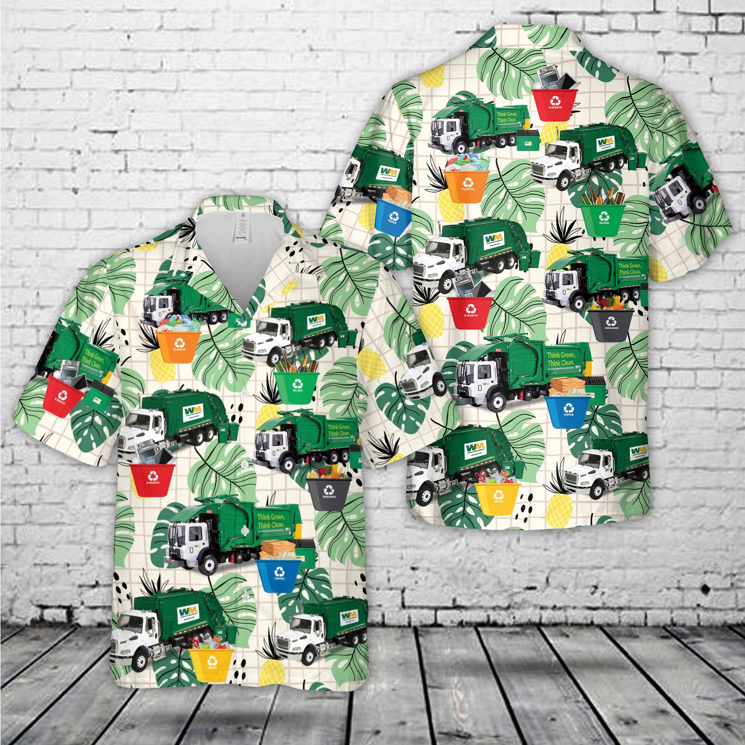 Waste Management Hawaiian Shirt